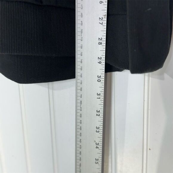 Bebe Sport Black Hoodie 2X Plus Size Logo Tape Athleisure Streetwear Y2K Core - Picture 6 of 7